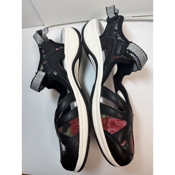 Easy Spirit Esplash Water Resistant Sport Sandals In Black Floral Sz 9.5N New - Picture 3 of 7